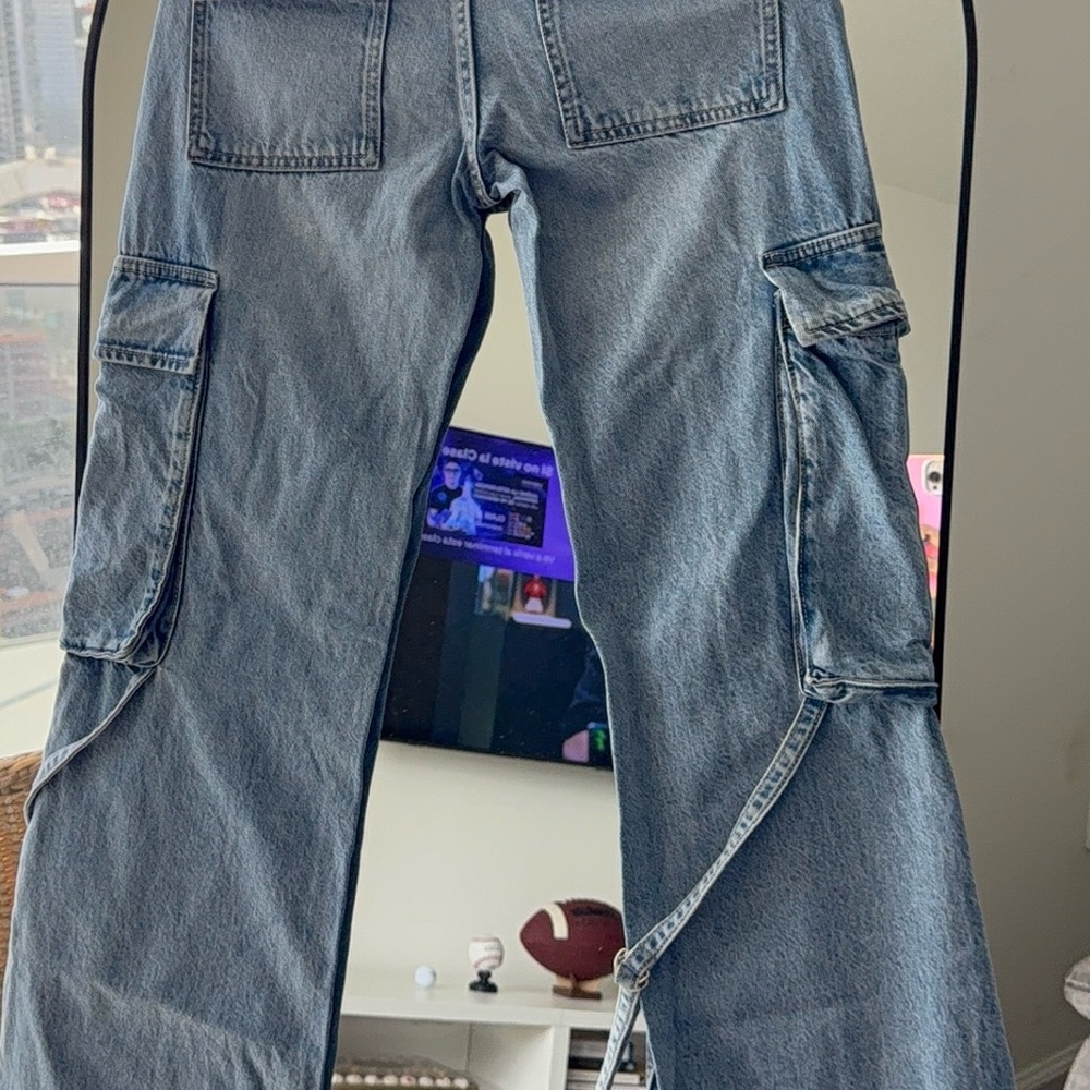 Zara Women's Blue Denim Overalls - Picture 8 of 10
